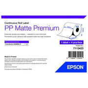 Epson, Etichetta per Stampante, Autoadesiva, Rotolo Continuo, 210 mm x 55 m, Bianca