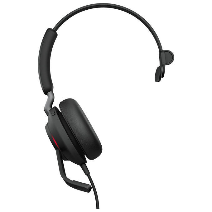 Jabra, Cuffie Monoaurale Evolve2 40 SE, USB-C, Nero, Ottimizzato per UC