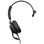 Jabra, Cuffie Evolve2 40 SE, Cablate, USB Type-C, Nero