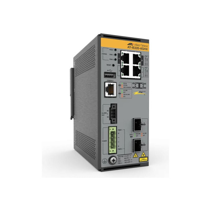 Allied Telesis, Switch Ethernet, Gestito L2, Gigabit, PoE, Grigio