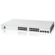 Cisco, Switch Smart Catalyst 1200-24T-4G, 24 porte GE, 4x1GE SFP, Bianco