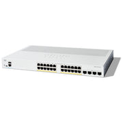 Cisco, Switch Gigabit Ethernet Gestito, 24 Porte PoE+, 4x SFP, L2-L3, Catalyst 1300-24P-4G