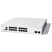Cisco, Switch 1300-16T-2G, Gestito, 16 Porte GE, 2x1GE SFP, Protezione a Vita Limitata