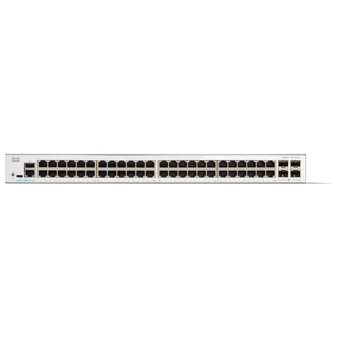Cisco, Switch Catalyst C1300-48T-4G, 48 Porte Gigabit Ethernet, Gestito, Montabile su Rack