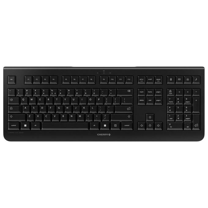 Cherry, Tastiera Wireless, KW 3000, QWERTY, US International, Nero