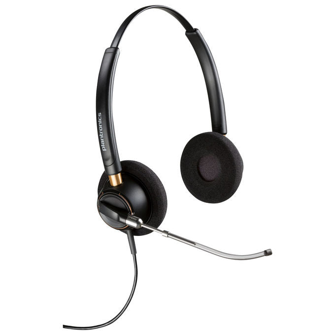 Hp Poly, Cuffie Binaurali EncorePro 520V, Nero, Connettivita' Cablata, Microfono Noise Cancelling