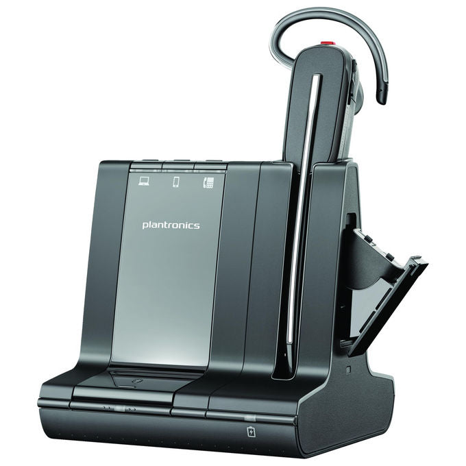 Poly, Cuffie Wireless DECT Savi 8245-M, USB-A a Micro USB, Per Ufficio e Call Center