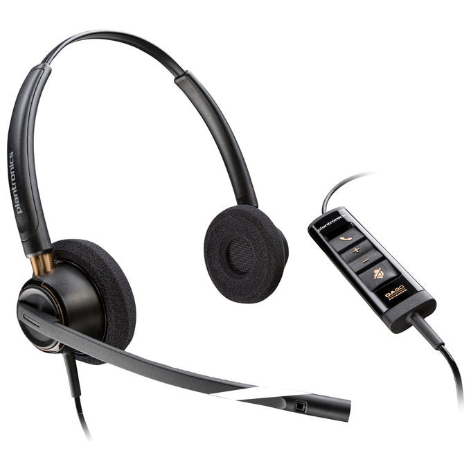 HP Poly, Cuffie Stereo, USB-A, EncorePro 525, Binaurale, Nero