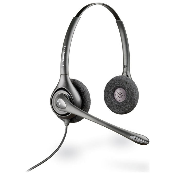 HP Poly, Cuffie Binaurali SupraPlus H261N, On-Ear, Cablate, Nero