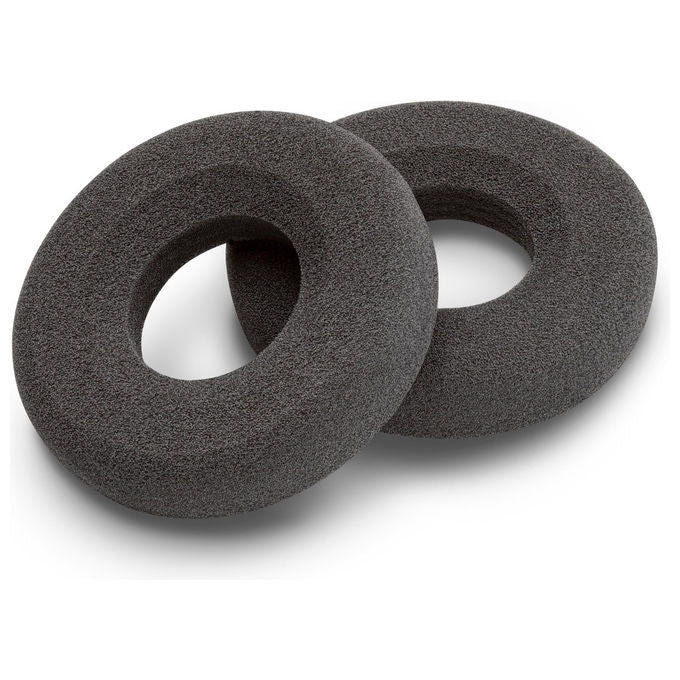 HP Poly, Cuscinetti auricolari in schiuma, Blackwire C310-320, 2 pezzi, Nero