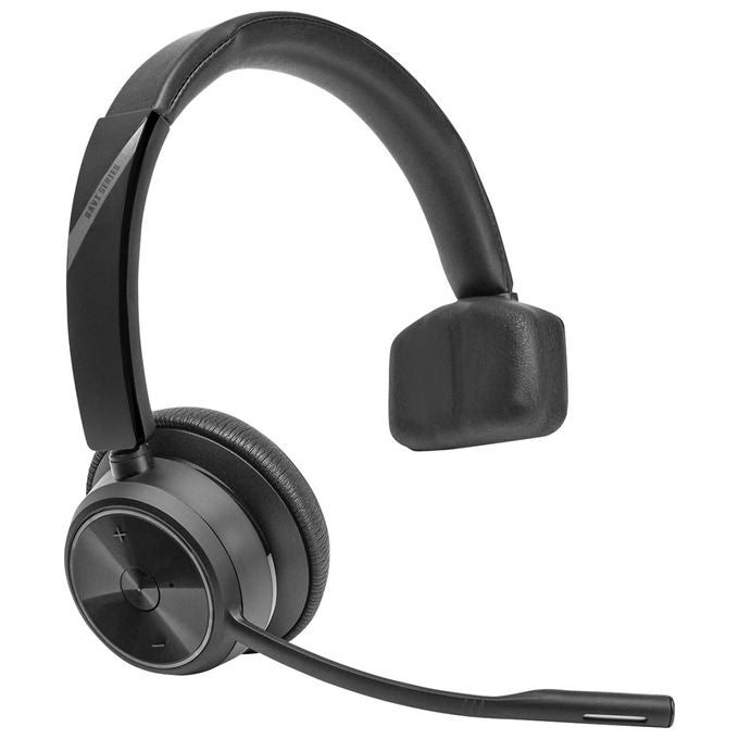 HP Poly, Cuffie Monaurali Savi 7310 UC DECT, Wireless, Archetto, Nero