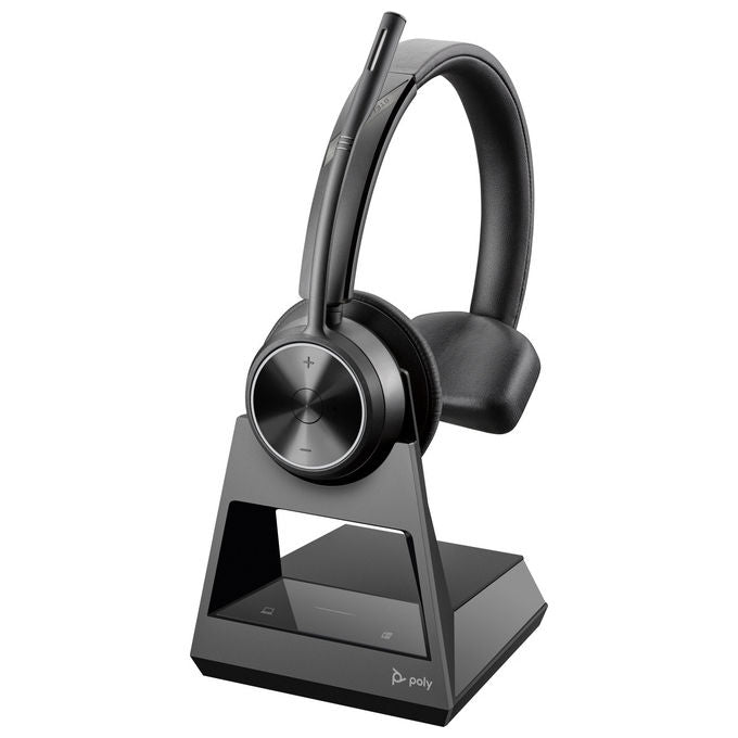 HP Poly, Cuffie Monaurali Savi 7310 UC DECT, Wireless, Archetto, Nero