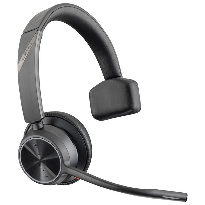Hp Poly Voyager 4310 UC, Cuffie Bluetooth Mono con USB-C e Base di Ricarica, Nero
