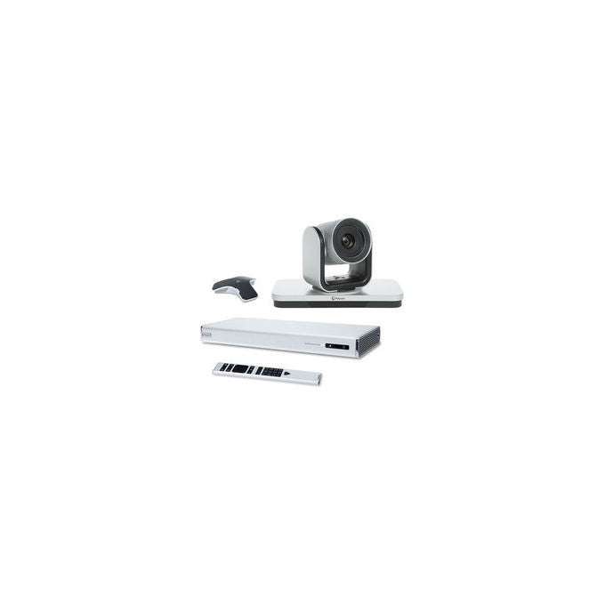 HP Poly, Sistema Videoconferenza RealPresence Group 500, 12x Zoom Ottico EagleEyeIV, Argento