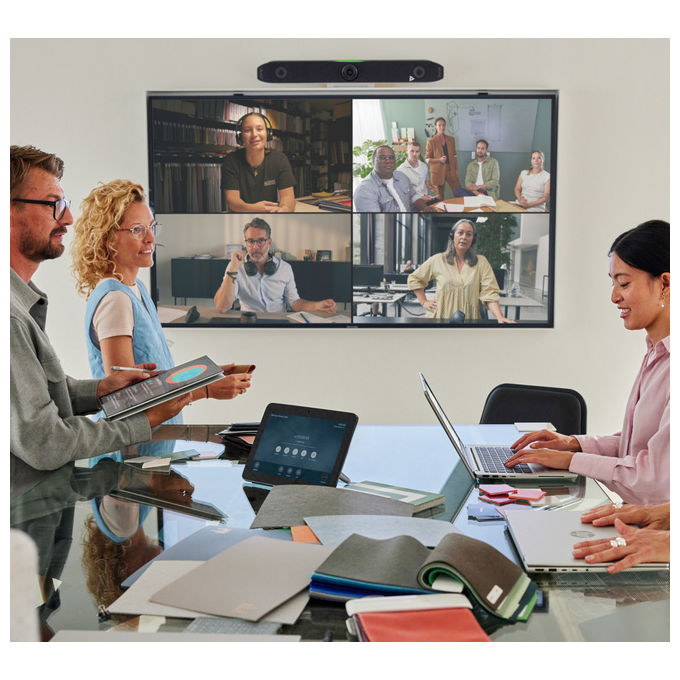 Hp Poly Studio X52, Barra Video All-In-One, Sistema Videoconferenza, 4K Ultra HD, Nero