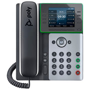 Hp Poly, Telefono IP Edge E350, PoE, Display LCD 3.5'', Gigabit Ethernet, Nero