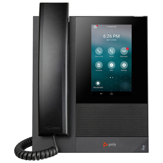Hp Poly, Telefono Multimediale Aziendale, Ccx 400, Open Sip, Poe, Nero