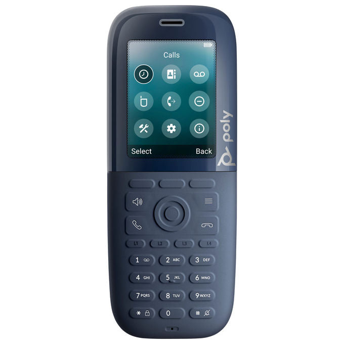 Hp Poly Rove 30 DECT, Telefono Portatile Wireless, Display 2.4'', IP65, Nero