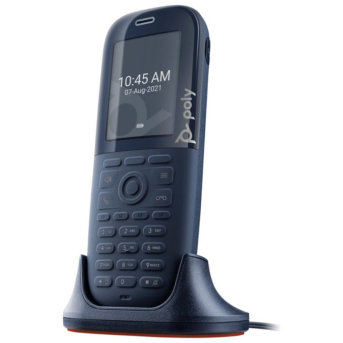 Hp Poly Rove 30 DECT, Telefono Portatile Wireless, Display 2.4'', IP65, Nero
