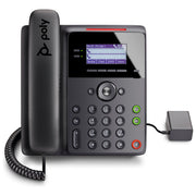 Hp Poly, Telefono IP Poly Edge B10, Cornetta con filo, Nero