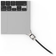 Compulocks, Adattatore di Sicurezza Ledge, per MacBook Air 15'' M2-M3, Argento, con Lucchetto a Cavo