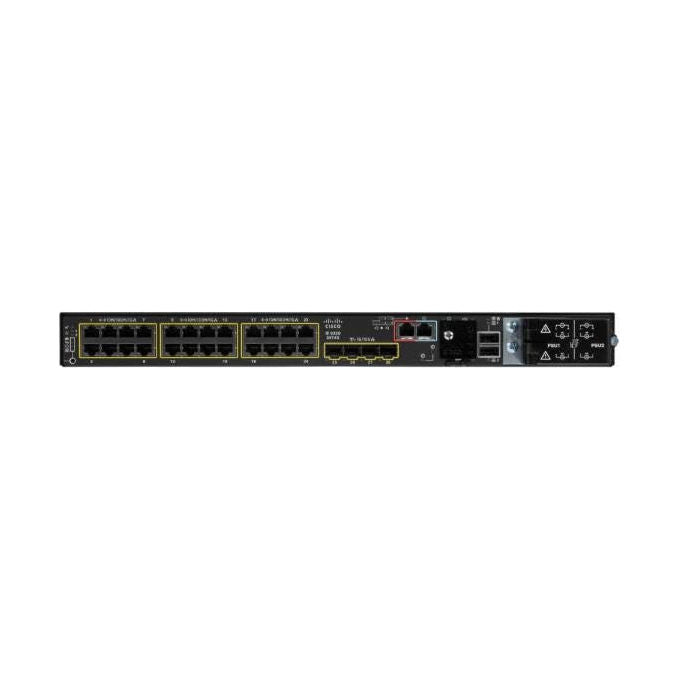 Cisco, Switch di Rete Gestito, 24 porte Gigabit Ethernet, 4 porte SFP+ 10 Gb, L2-L3, IE-9320-24T4X-E