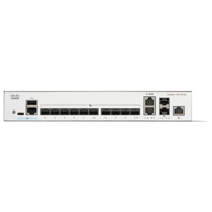 Cisco, Catalyst C1300-12XS, Switch di Rete Gestito L2-L3, Grigio