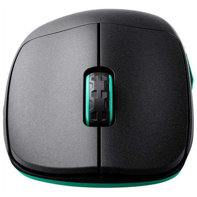 Cherry Xtrfy, Mouse Gaming Wireless M64, Ergonomico, Ultraleggero, Nero Blu Bianco