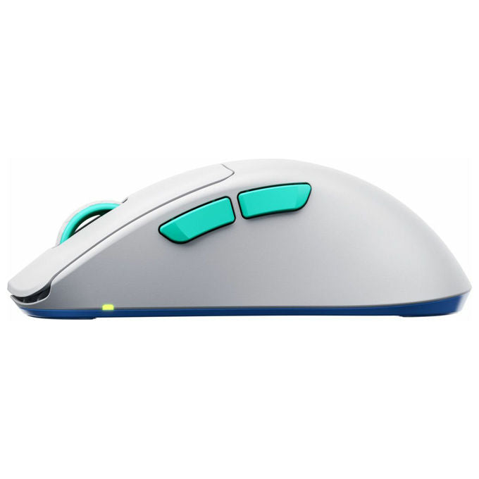 Cherry Xtrfy, M64 Wireless, Mouse Gaming Ergonomico, 26000 DPI, Blu Turchese Bianco