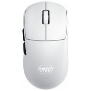 Cherry Xtrfy, M68 Pro Wireless, Mouse Gaming, 8000 Hz, Simmetrico, Nero Bianco