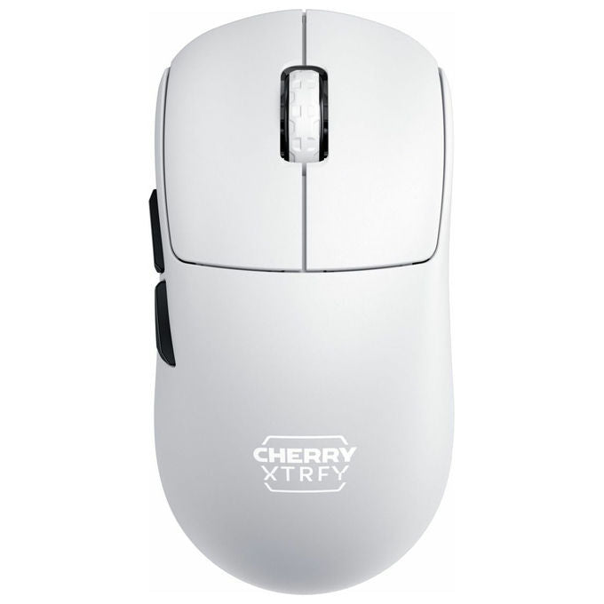 Cherry Xtrfy, M68 Pro Wireless, Mouse Gaming, 8000 Hz, Simmetrico, Nero Bianco