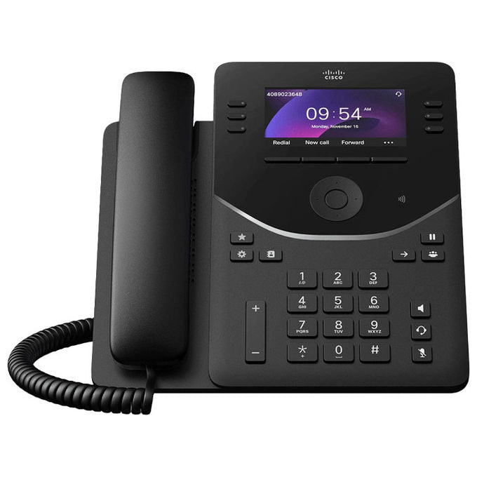 Cisco, Telefono VoIP, Nero, Display LCD 3.7'', Gigabit Ethernet, Desk Phone 9851