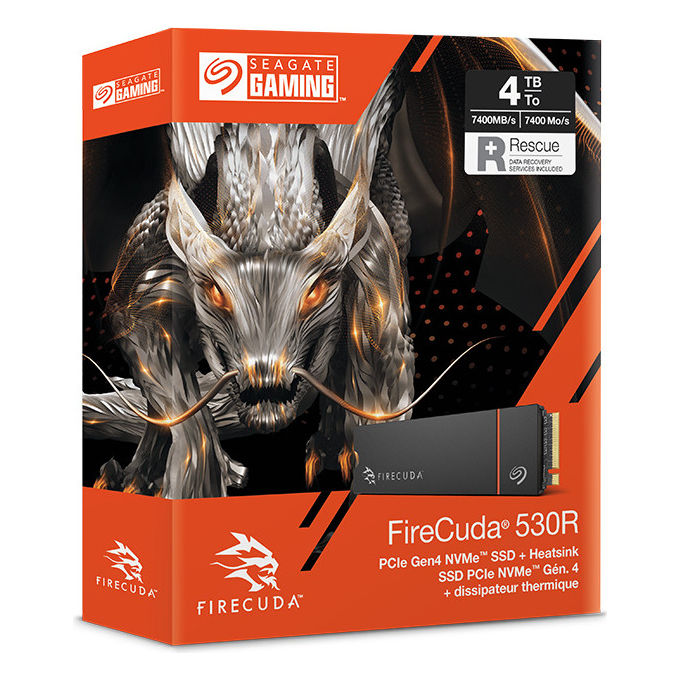 Seagate FireCuda 530R, 2 TB, SSD M.2, PCIe 4.0 NVMe, 3D TLC