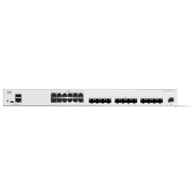 Cisco, Switch di Rete Gestito L2-L3, 12 Porte 10GE, 12 Porte SFP+, Gigabit Ethernet, Grigio