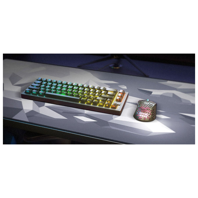 Cherry Xtrfy, Tappetino Mouse Gaming, GP5 Litus White XL, 920x400x3 mm, Tessuto, Bianco