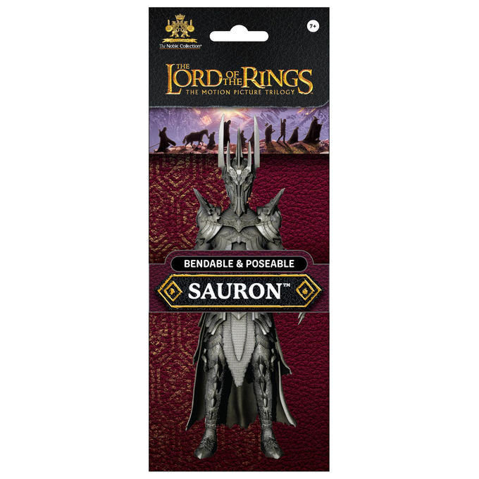 The Noble Collection, Sauron Bendyfigs, Figure con Supporto, Il Signore degli Anelli, 17 cm