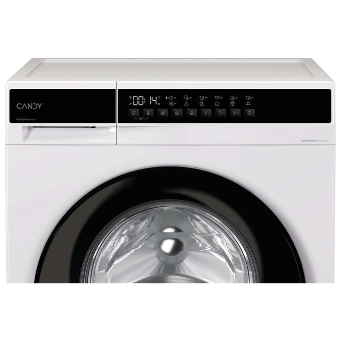 Candy EY 26SB7-S Easy Lavatrice Slim Frontale 6 Kg 1200 rpm Classe A Inverter Fresh Vapor 16 Programmi (85x59.5x46.7 cm) colore Bianco