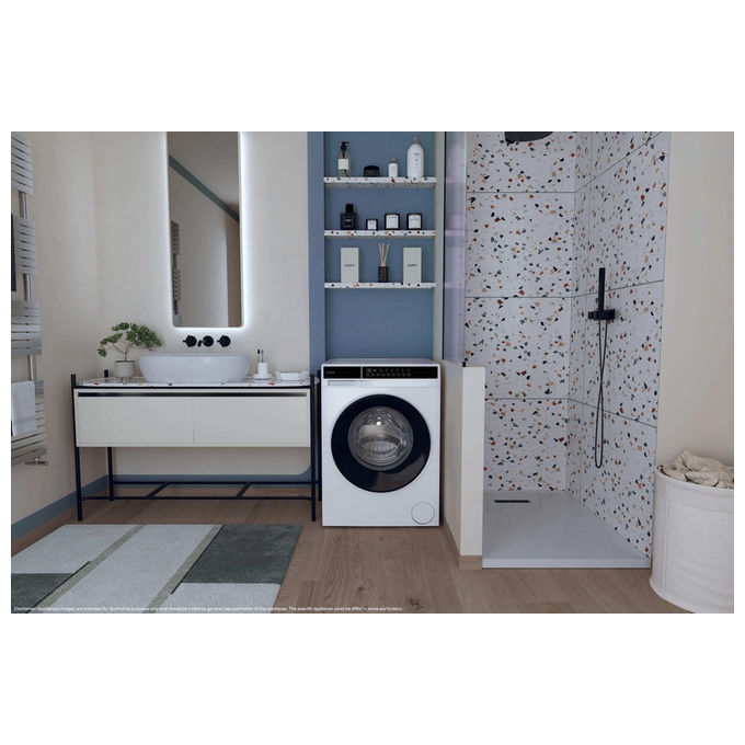 Candy EY 26SB7-S Easy Lavatrice Slim Frontale 6 Kg 1200 rpm Classe A Inverter Fresh Vapor 16 Programmi (85x59.5x46.7 cm) colore Bianco