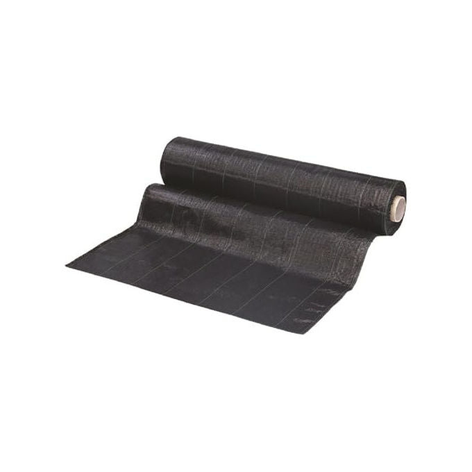 Vigor, Telo Pacciamatura Nero, Rotolo 100 m, Altezza 400 cm