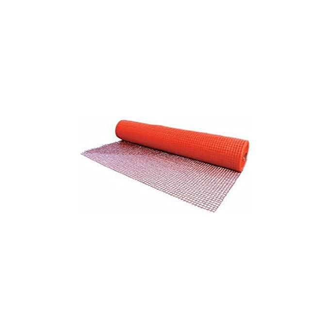 Delta Trade, Rete Portaintonaco, 1 x 50 m, Maglia 10x10 mm, Fibra di Vetro, Arancione