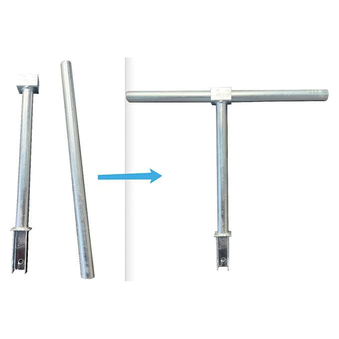 Vigor, Chiave per supporti ancoraggio per pali a T, 35x35 mm