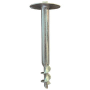 Vigor, Supporto per Pali a T, 30x30 mm, Acciaio Zincato, Altezza 46 cm