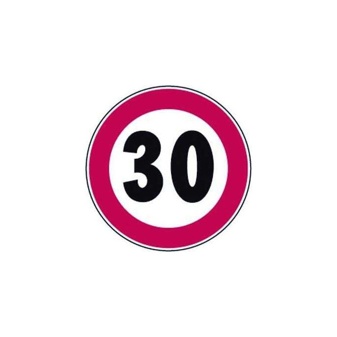 Gobriko, Segnale Stradale Divieto Limite Velocita' 50 Km-h