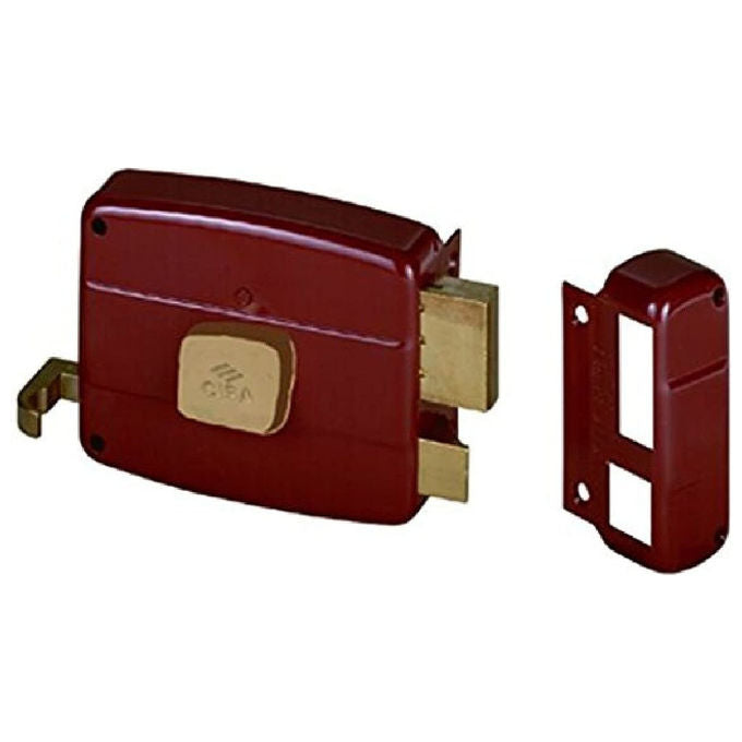 Cisa, Serratura da Applicare per Porte in Legno, Entrata Sinistra, 50 mm