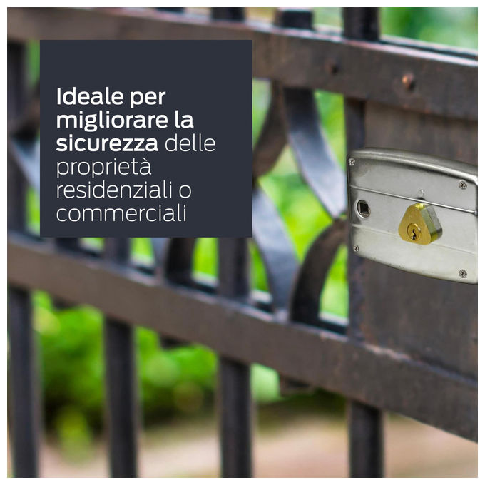 Cisa, Serratura per Porta in Ferro da Applicare, Entrata 60 mm, Acciaio Zincato, Mano Destra