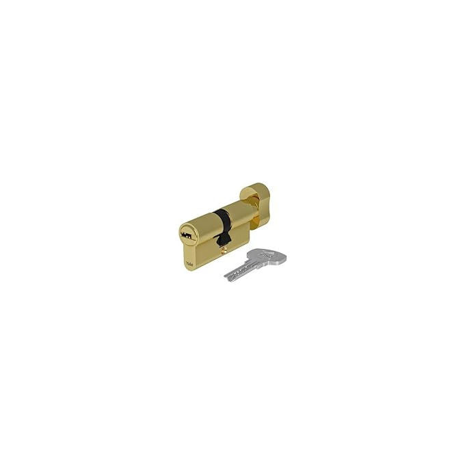 Yale, Cilindro profilato, Lunghezza 71 mm (31+40), Ottone, Chiave interna ed esterna