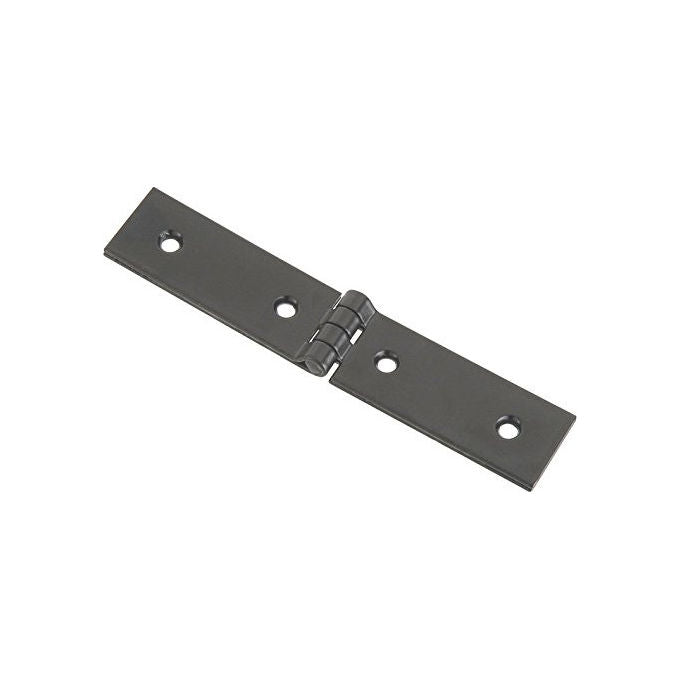 Cernierificio Valtoce, Cerniere Tipo Ase, Acciaio Verniciato Nero, Set 12 Pezzi, 30x180x2.0 mm