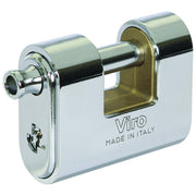 VBS, Lucchetto Antiscasso Corazzato Prium, Corpo in Ottone, Pistone Acciaio Temperato, 62 mm