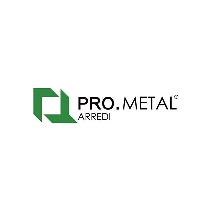 Pro.Metal, Armadio Mini Pratiko, 2 Ante, In Metallo, Grigio, 60x40x80 cm