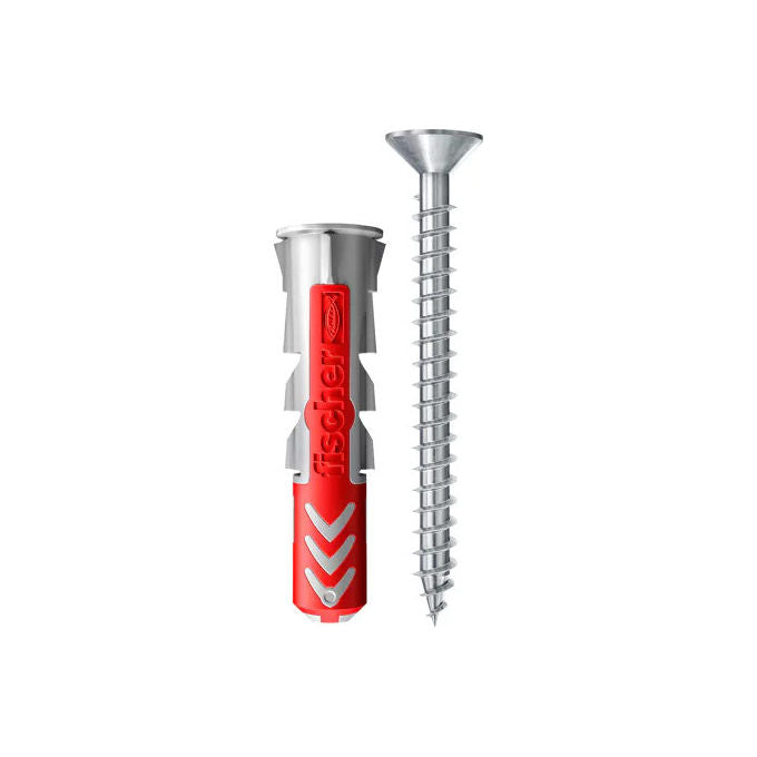 Fischer, Espositore da banco DuoPower S con vite, Tasselli bi-materiale, Fissaggio materiali edili